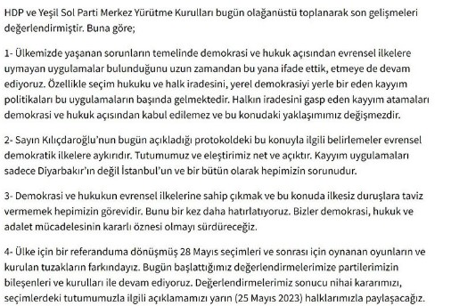 HDP'den Kılıçdaroğlu'na 'Ümit Özdağ' ayarı: Kabul edilemez ve bu konudaki yaklaşımımız değişmezdir